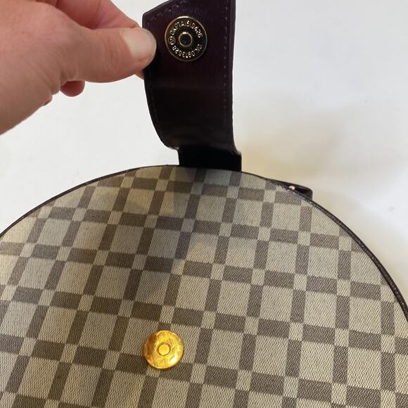 Bey-Berk Plaid Leather Neutral 2 Piece Jewelry Organizer Case NWOT Snap Close - Picture 5 of 16